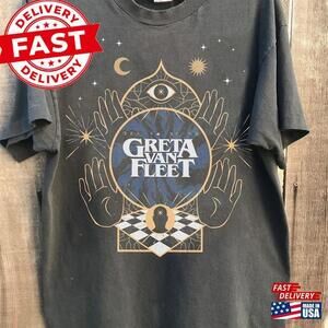 Greta Van Shirt Retro Dream In Gold Tour Music Concert Classic